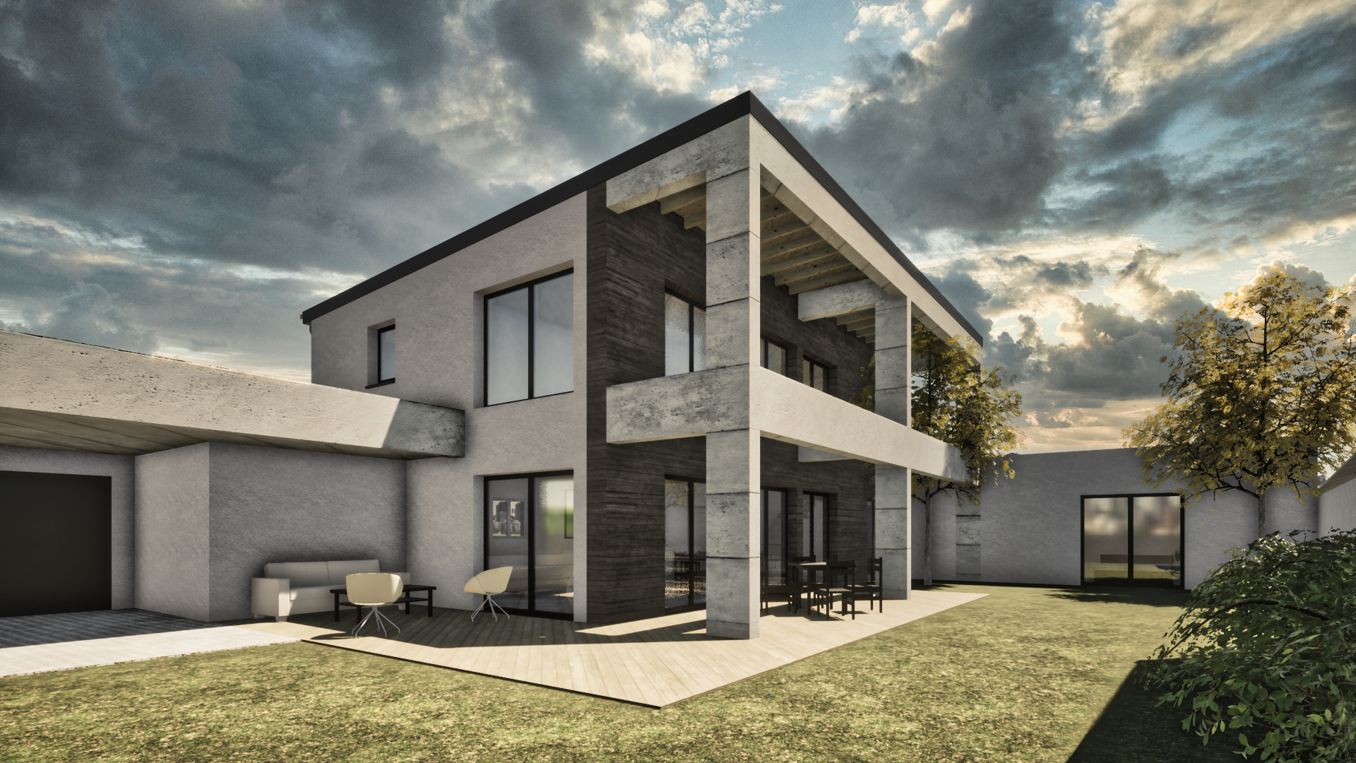 Maison Cube à Mios